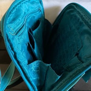 Fossil - Compartment Crossbody Organizational Travel Bag in Blue